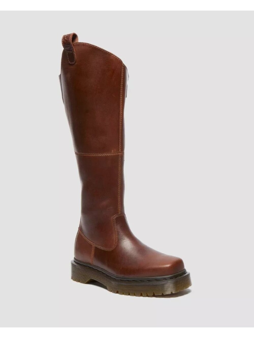 Dr. Martens Amaayah Knee-High Boots Butterscotch Leather 8